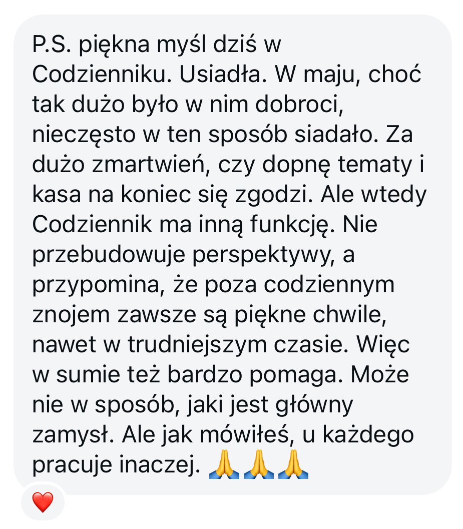 Wiadomość od czytelnika 1 z 7